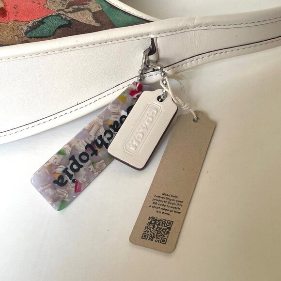 Coach Ergo Bag Upcrushed Upcrafted Pink Red Leather Coachtopia Shoulder CP404 - Picture 12 of 12